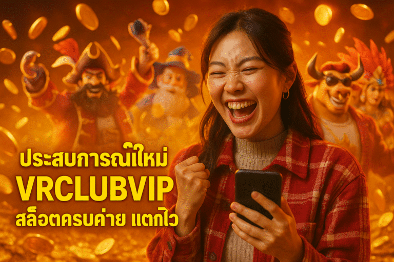 ประสบการณ์ใหม่ VRCLUBVIP สล็อตครบค่าย แตกไว