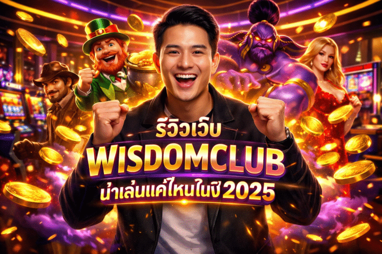 รีวิวเว็บ WISDOMCLUB น่าเล่นแค่ไหนในปี 2025