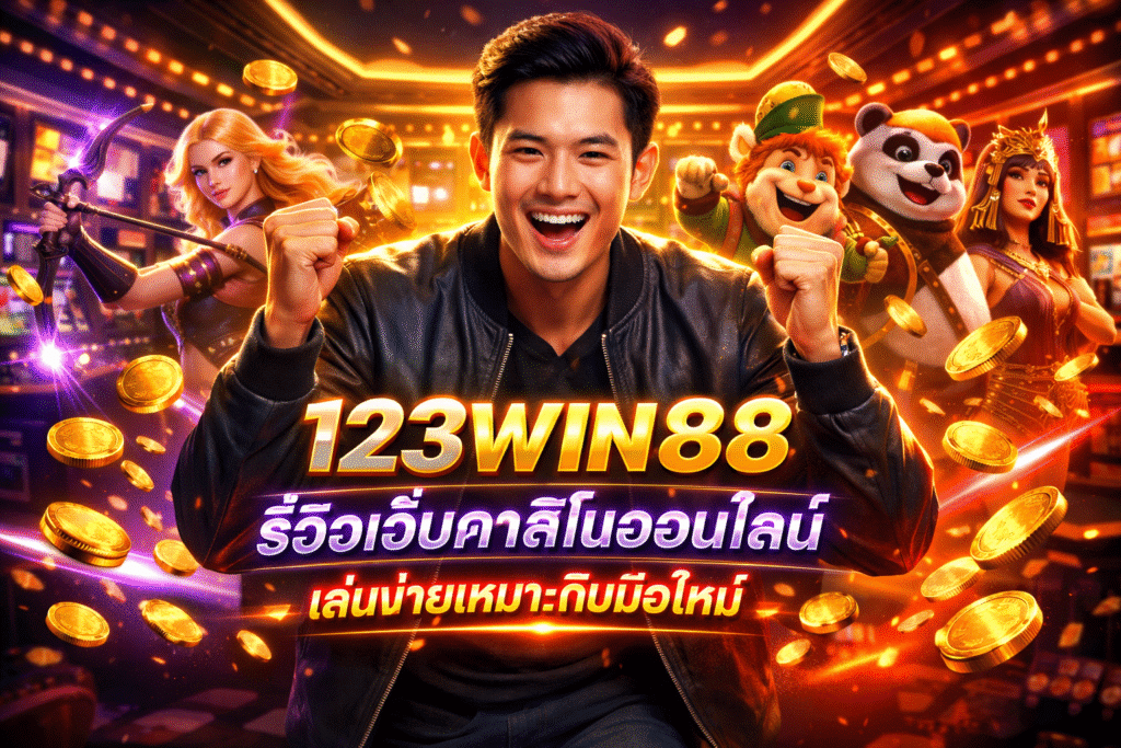 123WIN88 รีวิวเว็บคาสิโนออนไลน์ เล่นง่ายเหมาะกับมือใหม่